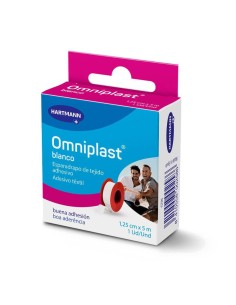 ESPARADRAPO HIPOALERGICO OMNIPLAST BLANCO 5 M X 1,25 CM