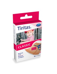 TIRITAS CLASSIC APOSITO ADHESIVO 5 UNIDADES CON TIJERA