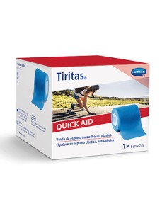 TIRITAS QUICK AID 6CM X 2 M AZUL 1 UNIDAD