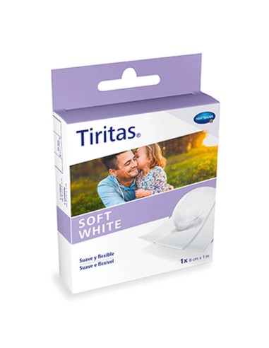 TIRITAS SENSITIVE ELASTIC 8CM X 1M 1 UNIDAD
