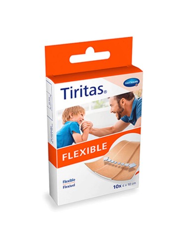 TIRITAS PLASTICO 10X6 CM 10 UNIDADES