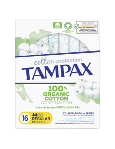TAMPAX COTTON PROTECTION REGULAR 16 UNIDADES