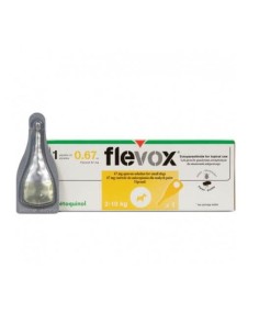 FLEVOX 67 MG PERROS 2-10KG 1 PIPETA VETOQUINOL