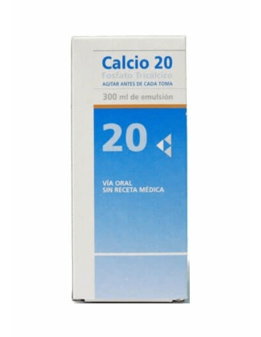 CALCIO 20 EMULSION ORAL 1 FRASCO 300 ml