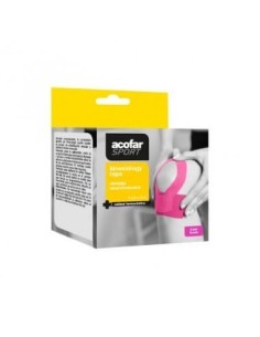 ACOFAR KINESIOLOGY TAPE VENDAJE 1 UNIDAD 5 M X 5 CM COLOR FUCSIA