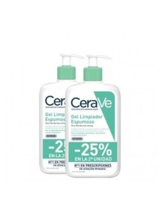 CERAVE DUPLO GEL ESPUMOSO LIMPIADOR 25%DTO