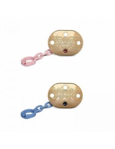 BROCHE PINZA GOLD CON CADENA