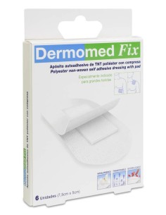 DERMOMED FIX APOSITO ESTERIL AUTOADHESIVO 9 CM X 5 CM 6 UNIDADES