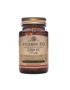 SOLGAR VITAMINA D3 2.200 UI 50 CAPSULAS