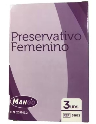 PRESERVATIVO FEMENINO MANGO 3 UNIDADES