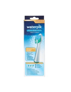 WATERPIK RECAMBIOS CEPILLO ELECTRICO COMPACT 3 UNIDADES