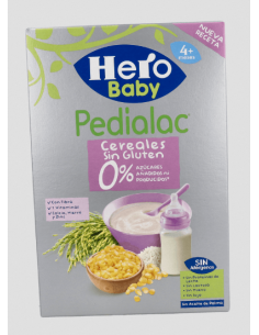 PEDIALAC PAPILLA CEREALES SIN GLUTEN HERO BABY 1 ENVASE 340 G