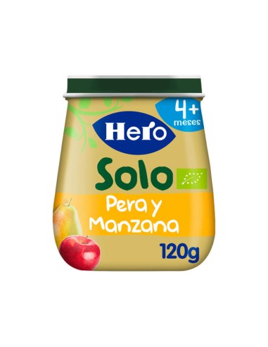 HERO BABY SOLO PERA Y MANZANA 120 G