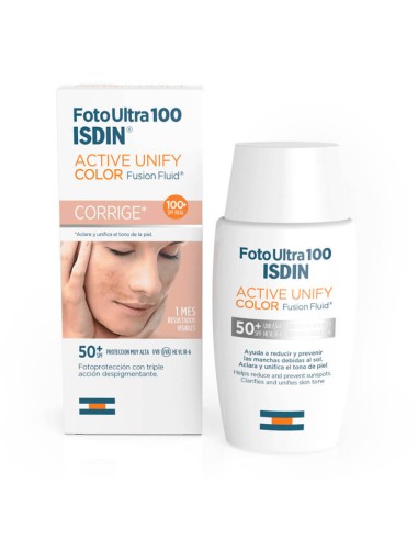 ISDIN ACTIVE UNIFY COLOR FUSION FLUID SPF50+ 50ML