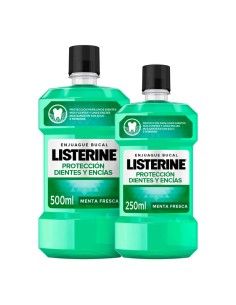 LISTERINE DIENTES ENCIAS 500+250ML