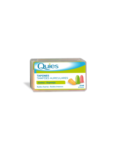 QUIES TAPONES OIDOS ESPUMA FLUO 6 UNIDADES