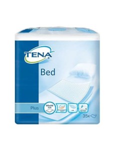 PROTECTOR DE CAMA TENA BED PLUS 20 UNIDADES 180 CM X 80 CM