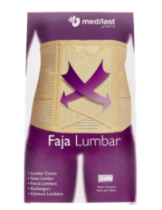 FAJA LUMBAR MEDILAST CONTORNO CINTURA 85-95 CM TALLA 3