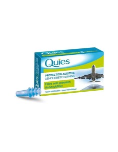 QUIES TAPONES OIDOS PROTECCION C FILTRO CERAMICO ANTIPRESION EARPLANES VIAJES ADULTO 2 UNIDADES