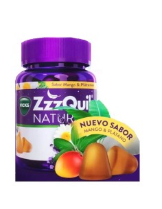 ZZZQUIL NATURA MANGO Y PLATANO 60 GOMINOLAS