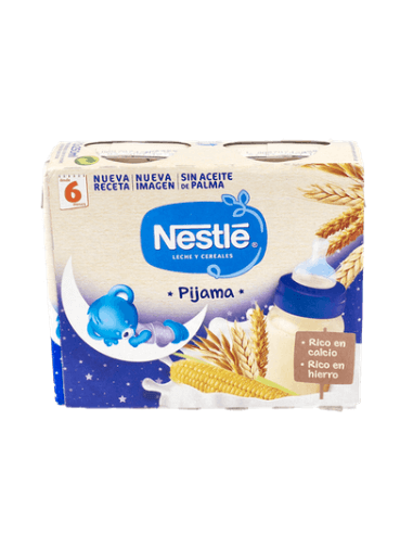 Nestlé pijama leche y cereales