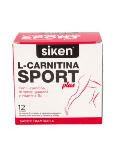 SIKEN L-CARNITINA SPORT PLUS SABOR FRAMBUESA 12 SOBRES