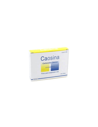 CAOSINA 2500 mg (1000 mg Ca) 24 SOBRES POLVO PARA SUSPENSION ORAL