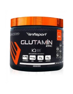 INFISPORT GLUTAMINA + ZINC 300 GRAMOS POLVO