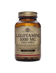 SOLGAR L-GLUTAMINA 1000 MG 60 COMPRIMIDOS