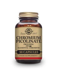 SOLGAR PICOLINATO CROMO 200MCG 90 CAPSULAS