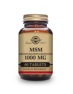 SOLGAR MSM 1000 MG 60 COMPRIMIDOS