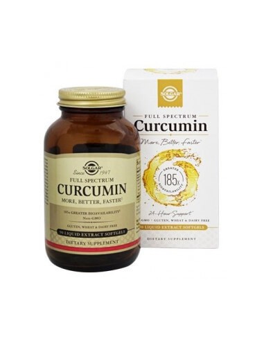 SOLGAR FULL SPECTRUM CURCUMIN 30 CAPSULAS