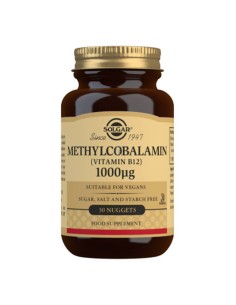 SOLGAR METILCOBALAMINA 1000 MCG 30 COMPRIMIDOS MASTICABLES