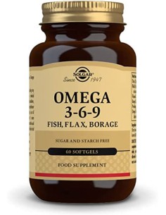 SOLGAR OMEGA 3 6 9 60 PERLAS