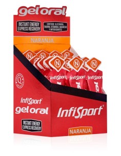 INFISPORT GEL ORAL NARANJA 18 SOBRES