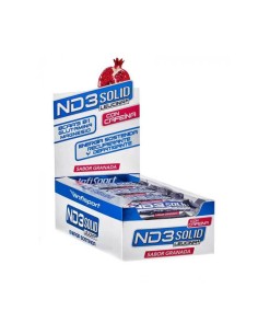 INFISPORT ND3 SOLID SABOR GRANADA CON CAFEINA 21 BARRITAS