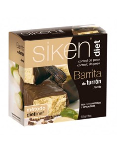 SIKEN DIET 5 BARRITAS SABOR TURRON