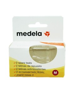 MEDELA TETINA FLUJO MEDIO TALLA M 2 UNIDADES