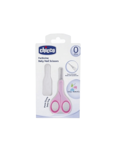 TIJERAS SEGURIDAD UÑAS CHICCO RECIEN NACIDO ROSA