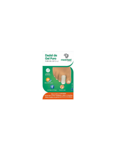 DEDAL PROTECCION DEDOS PIES MEDILAST FORRADO DE GEL PURO TALLA S 1 UNIDAD