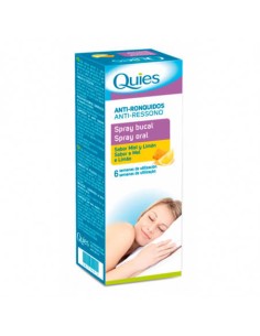QUIES SPRAY BUCAL ANTIRRONQUIDOS 70 ML MIEL Y LIMON