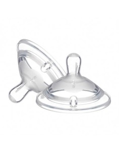 CHICCO TETINA SILICONA FLUJO RAPIDO NF + 6 MESES 2 UNIDADES