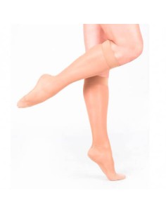 MEDIA CORTA (A-D) COMPRESION NORMAL MEDILAST CON PUNTERA TALLA PEQUEÑA COLOR BEIGE