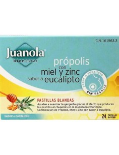 JUANOLA PROPOLIS MIEL Y ZINC PASTILLAS DE GOMA