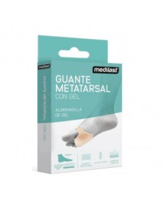 GUANTE METATARSAL ALMOHADILLA PLANTAR MEDILAST GEL TALLA PEQUEÑA