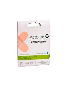 APOSITO ADHESIVO KERN PHARMA 10 UNIDADES 70 MM X 20 MM COLOR PIEL