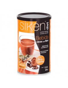 SIKEN DIET BEBIDA DE CACAO CON FIBRA 400 G