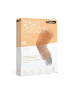 RODILLERA MEDILAST ANATOMICA TRAUMA PLUS 1 UNIDAD TALLA MEDIANA COLOR BEIGE