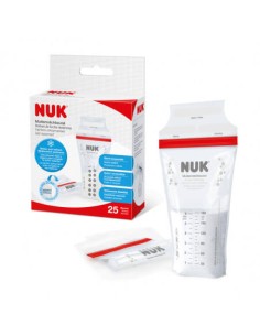 ROCHE BOLSAS DE LECHE MATERNA NUK 25 UNIDADES