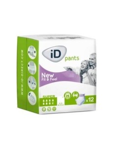 ID BRAGA PAÑAL INCONTINENCIA PANTS SUPER TALLA L 10 UNIDADES